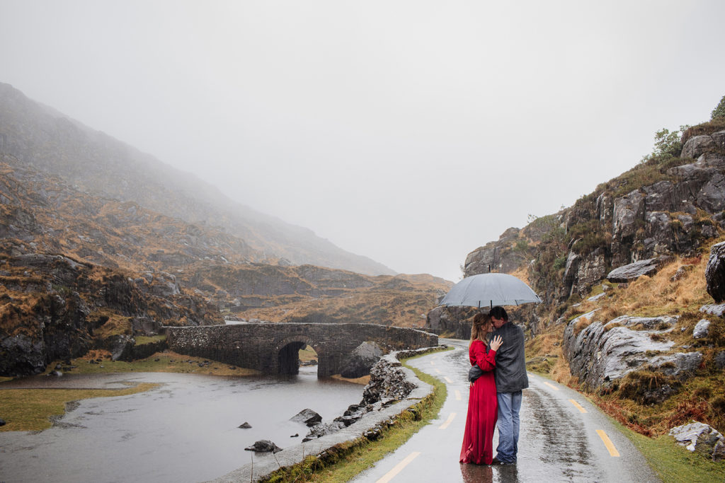 kasia i tomek fotografia, deszczowa sesja w irlandii, gap of dunloe